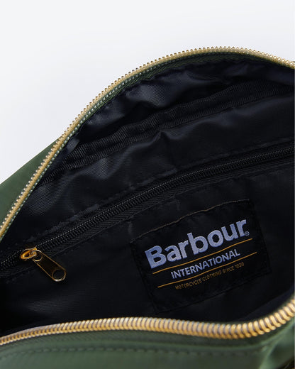Barbour International Qualify Womens Crossbody Bag - Smoke Green