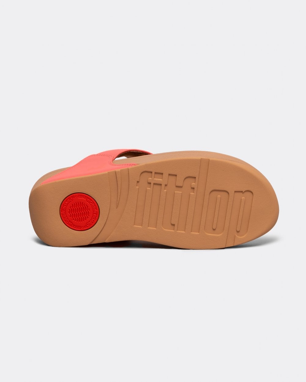 Fitflop Lulu Leather Toepost Womens Flip-Flop - Rosy Coral B09