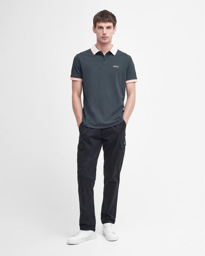Barbour International Howall Mens Polo - Forest River