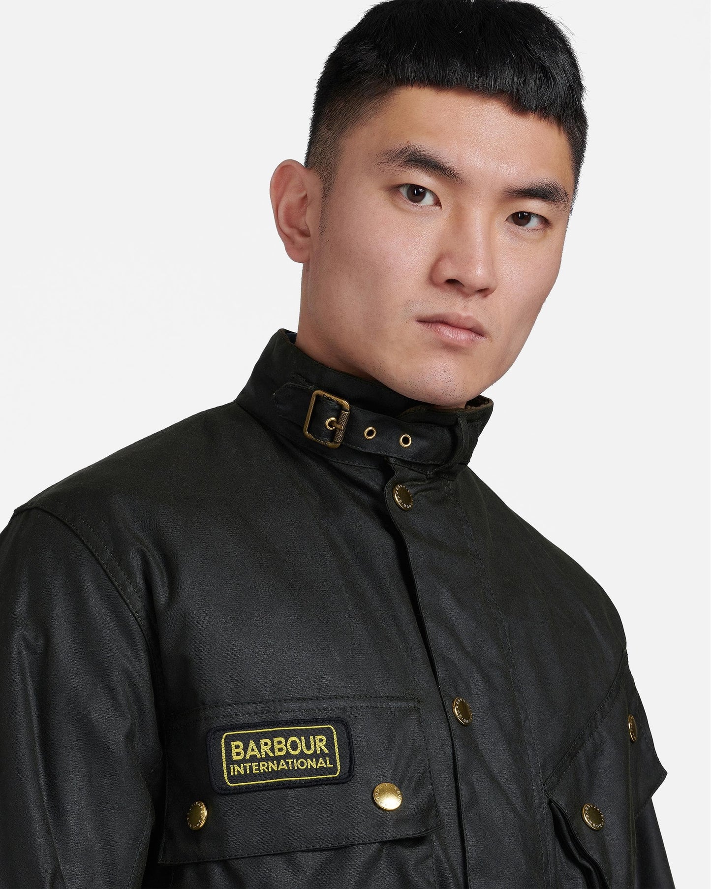 Barbour International Mens Original Wax Jacket - Sage