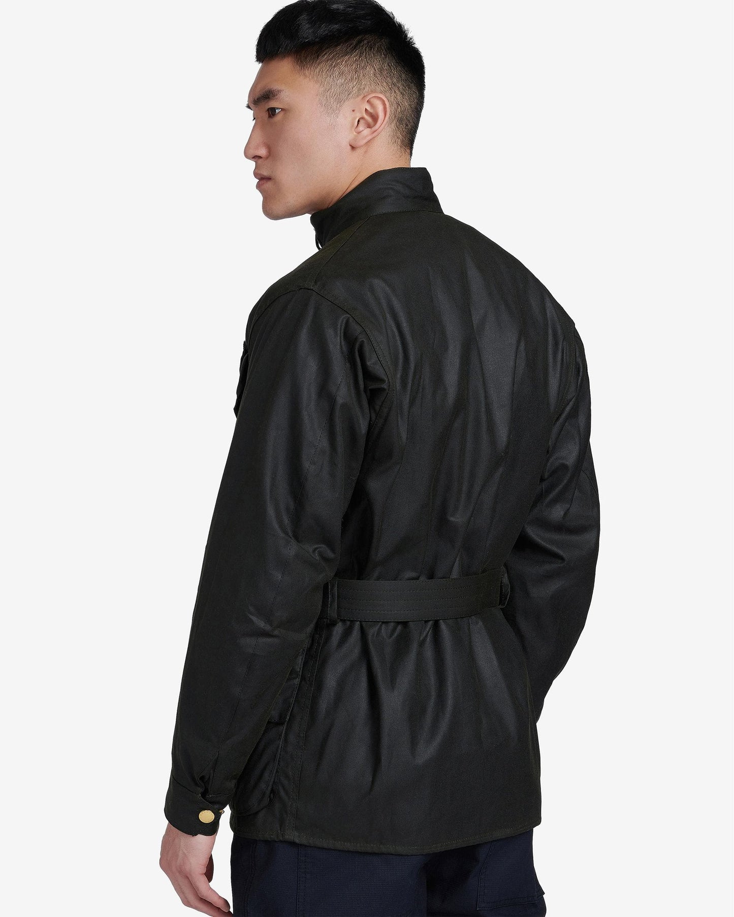Barbour International Mens Original Wax Jacket - Sage