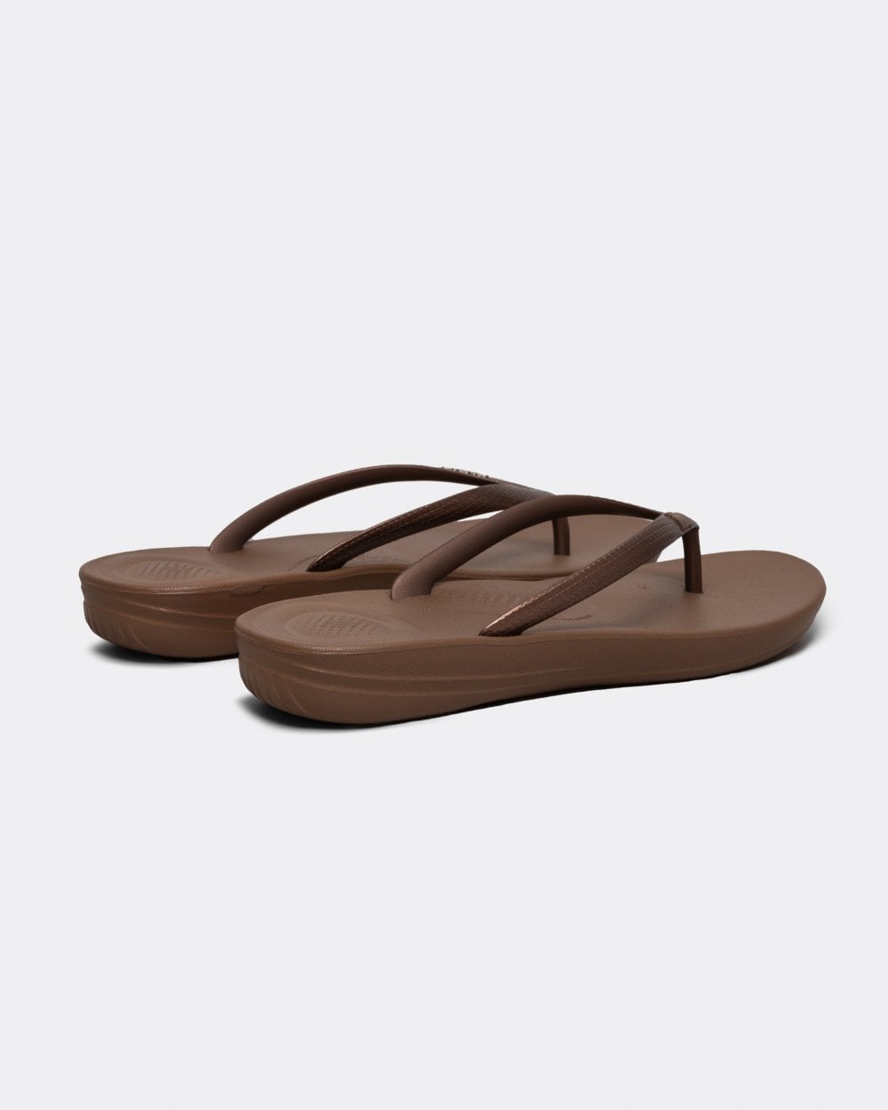 Fitflop Iqushion Womens Ergonomic Flip-Flops - Bronze 012 - CHO - Designer Womens Sandals