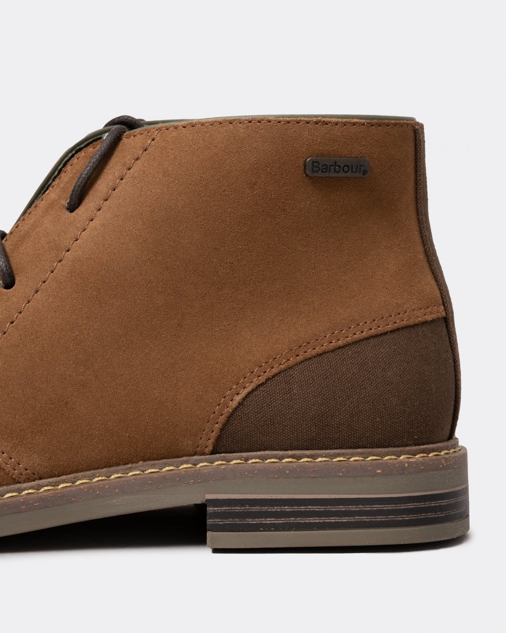 Barbour Readhead Mens Chukka Boot - Fawn Suede