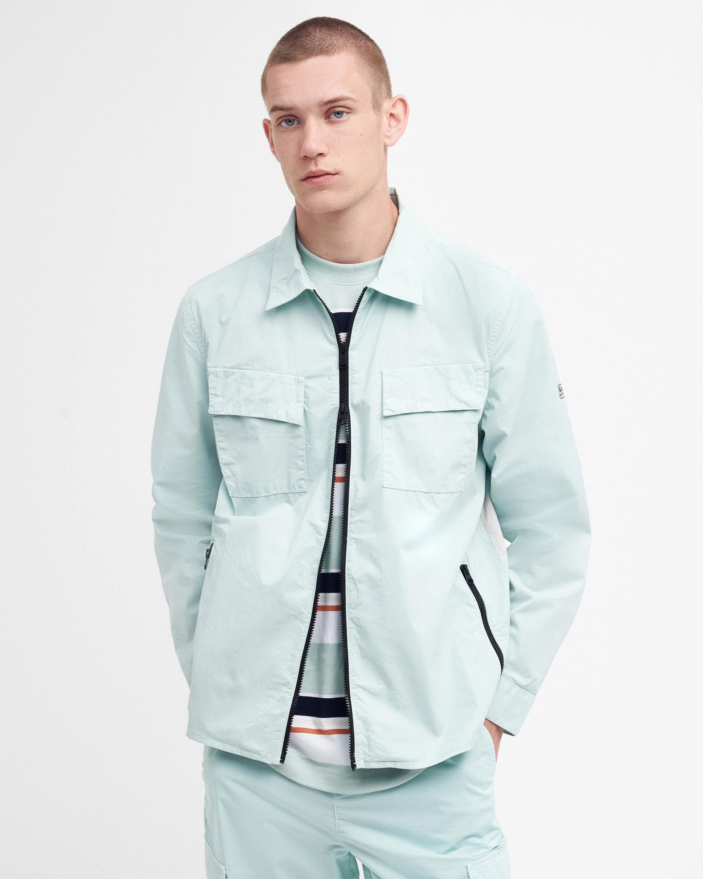 Barbour International Parson Mens Zipped Overshirt