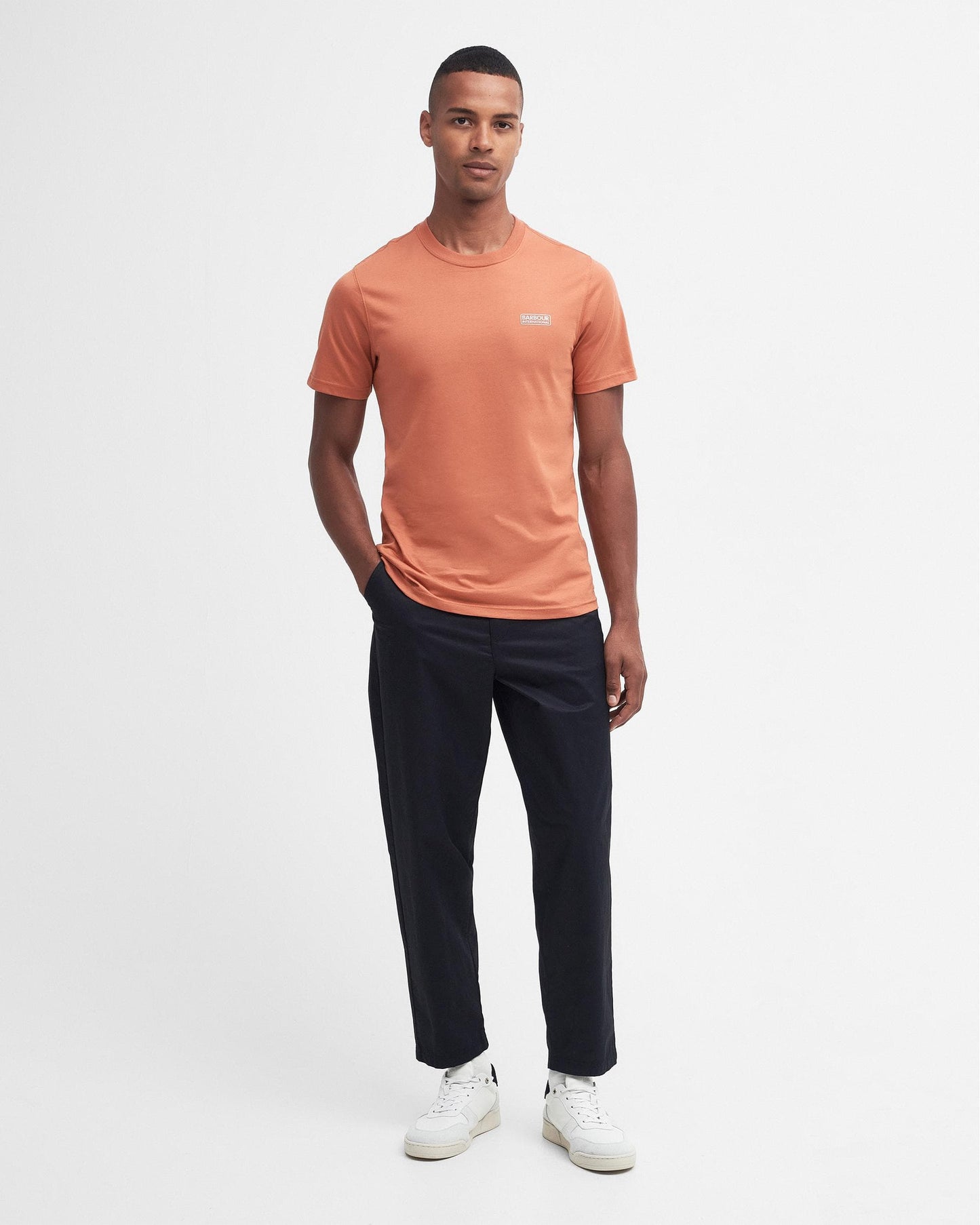 Barbour International Small Logo Mens T-Shirt - Sienna