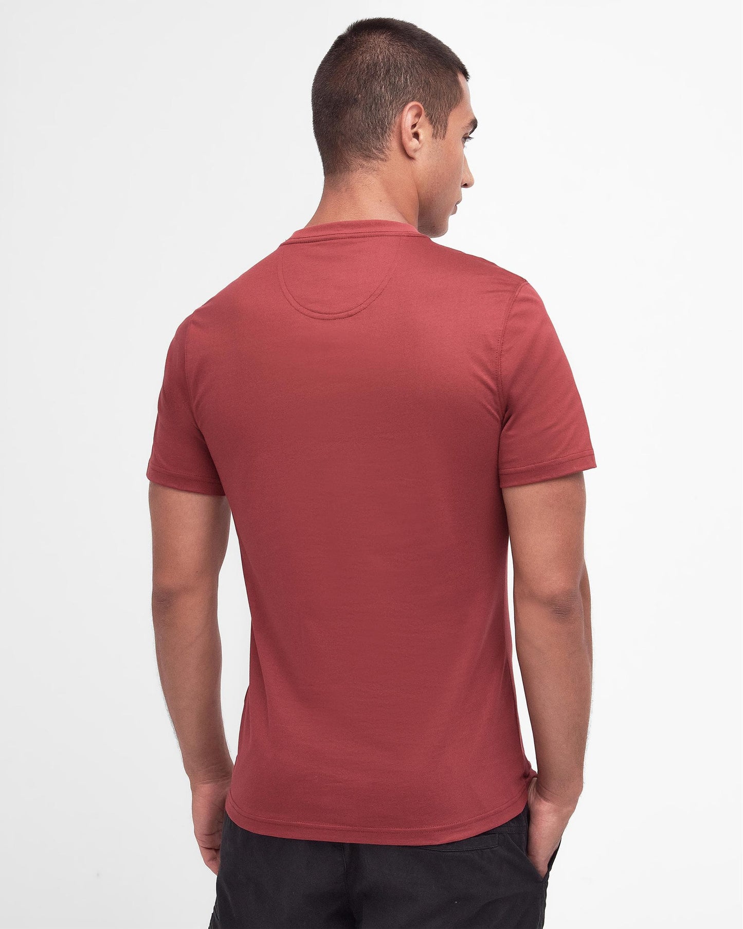 Barbour International Small Logo Mens T-Shirt - Mauve Haze