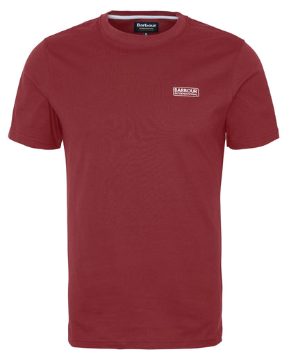 Barbour International Small Logo Mens T-Shirt - Mauve Haze