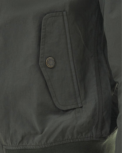 Barbour International Steve McQueen Rectifier Harrington Casual Mens Jacket - Sage