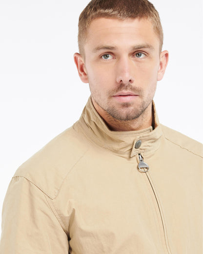 Barbour International Steve McQueen Rectifier Harrington Casual Mens Jacket - Military Brown