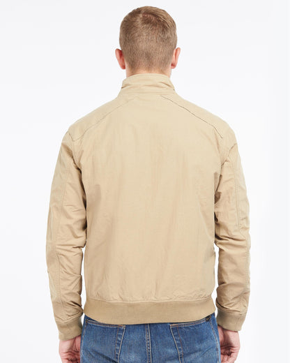 Barbour International Steve McQueen Rectifier Harrington Casual Mens Jacket - Military Brown