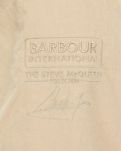 Barbour International Steve McQueen Rectifier Harrington Casual Mens Jacket - Military Brown