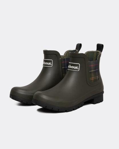Barbour Kingham Womens Wellingtons - Olive
