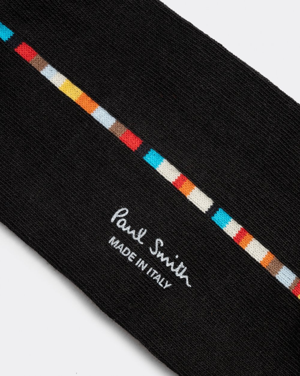 Paul Smith Vittore Mens Signature Stripe Socks - 79 Black