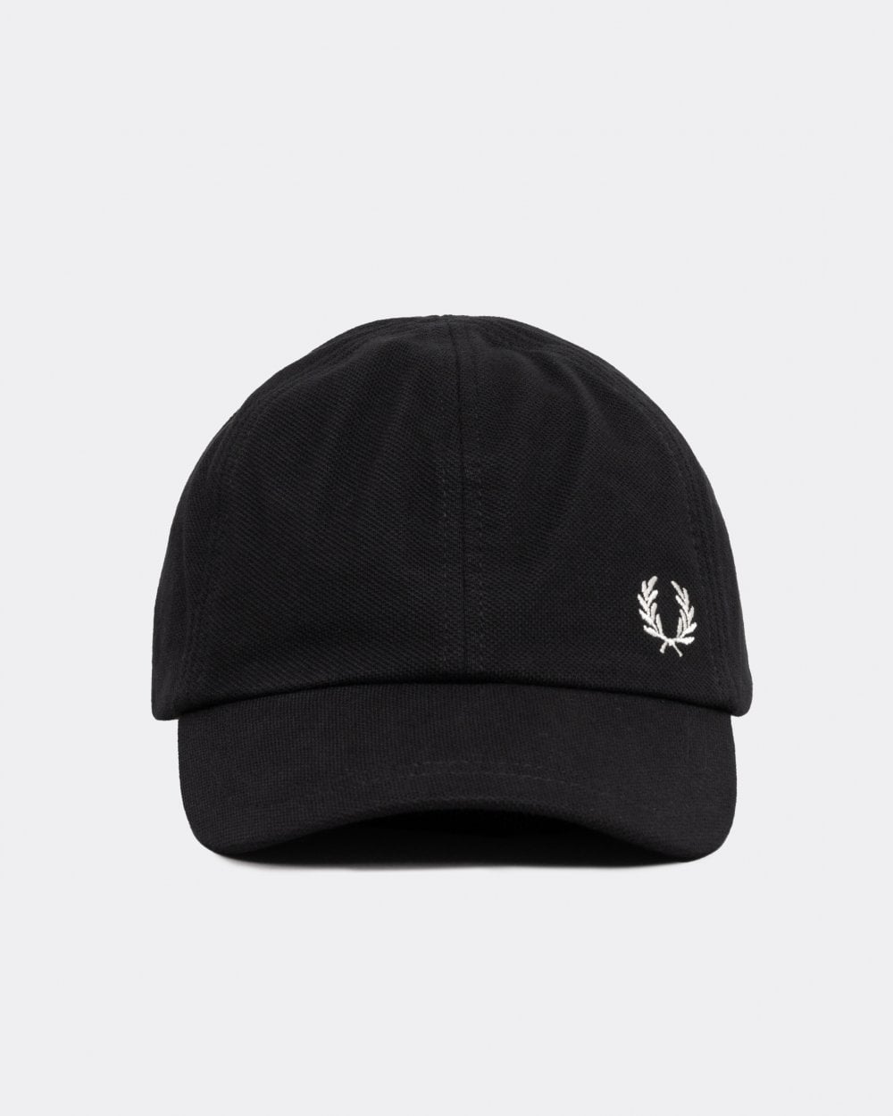 Fred Perry Classic Piqué Cap - Black/Snow White 843