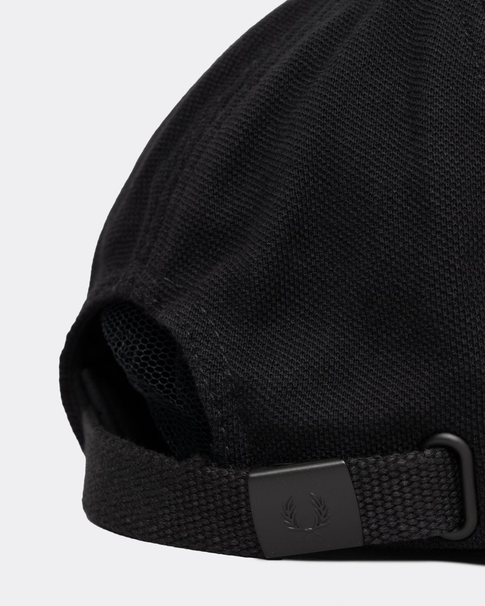 Fred Perry Classic Piqué Cap - Black/Snow White 843