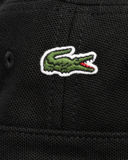 Lacoste Organic Cotton Bucket Hat - Black 031