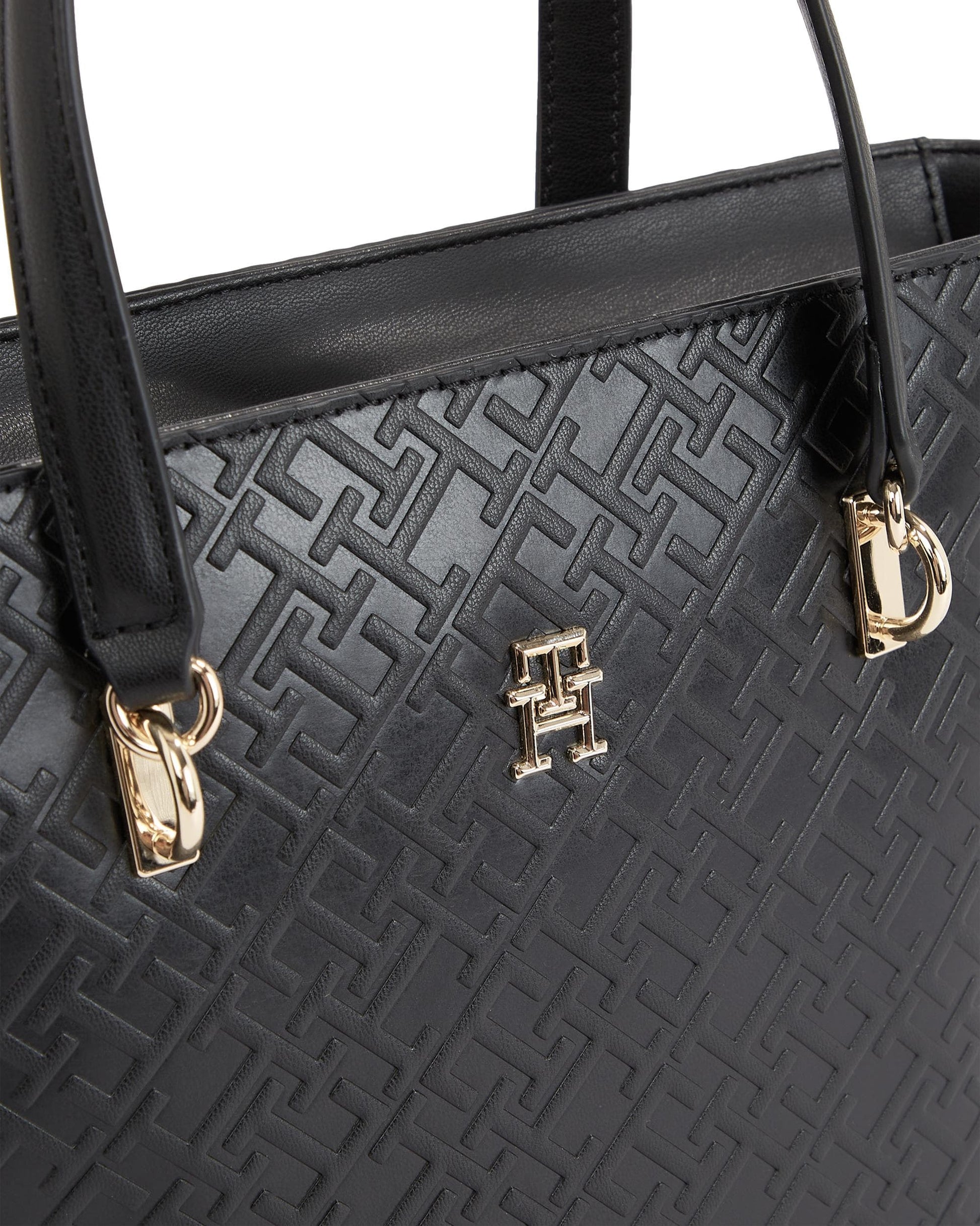 Tommy Hilfiger TH Mono Refined Womens Mini Tote Bag