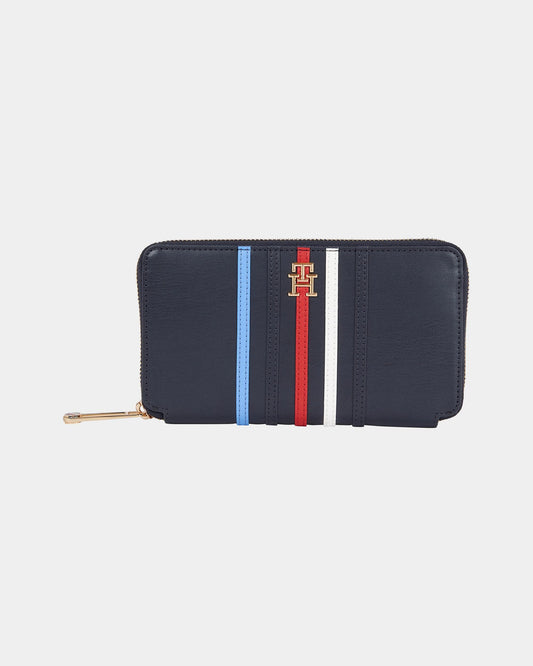 Tommy Hilfiger Iconic Tommy Womens Large RWB Zip Purse