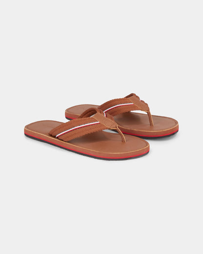 Tommy Hilfiger Leather Hilfiger Mens Beach Sandals