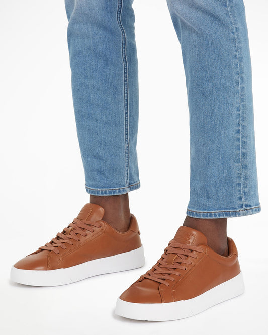 Tommy Hilfiger TH Best Mens Cognac Court Trainers