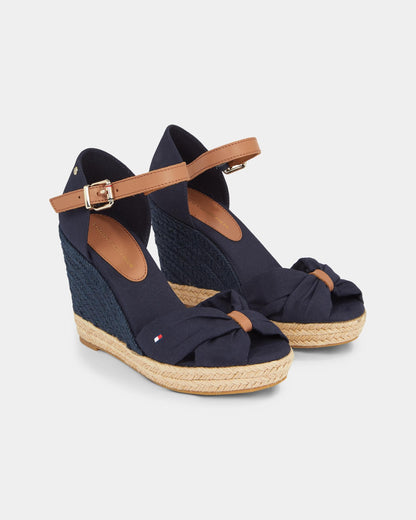 Tommy Hilfiger Basic Open Toe Womens High Wedge Espadrilles