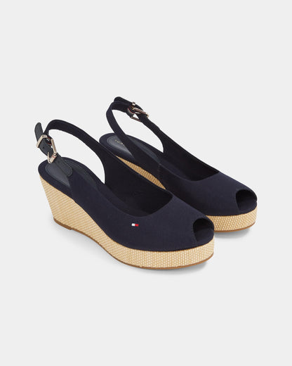 Tommy Hilfiger Iconic Elba Sling Back Wedge