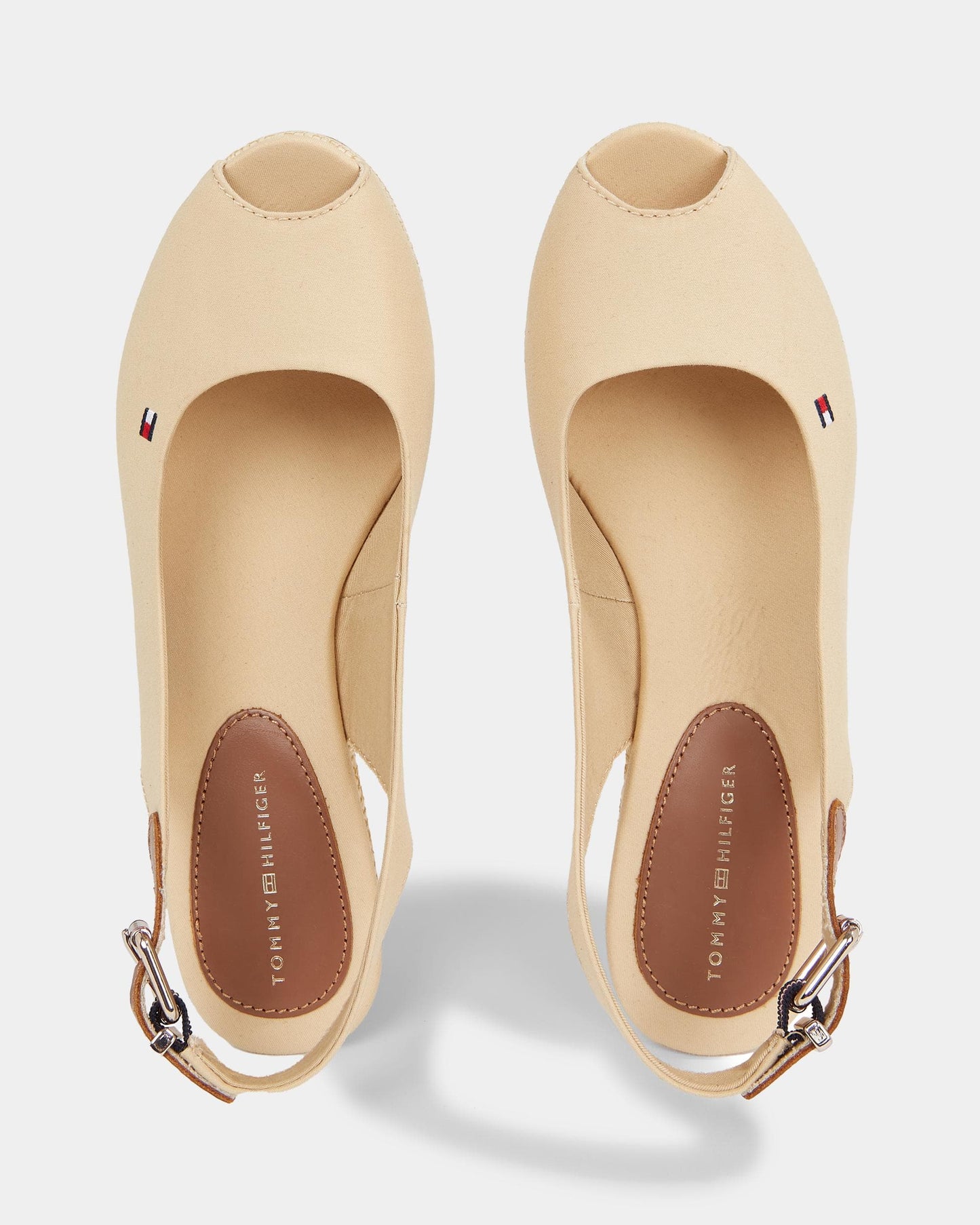 Tommy Hilfiger Iconic Elba Sling Back Wedge - Harvest Wheat