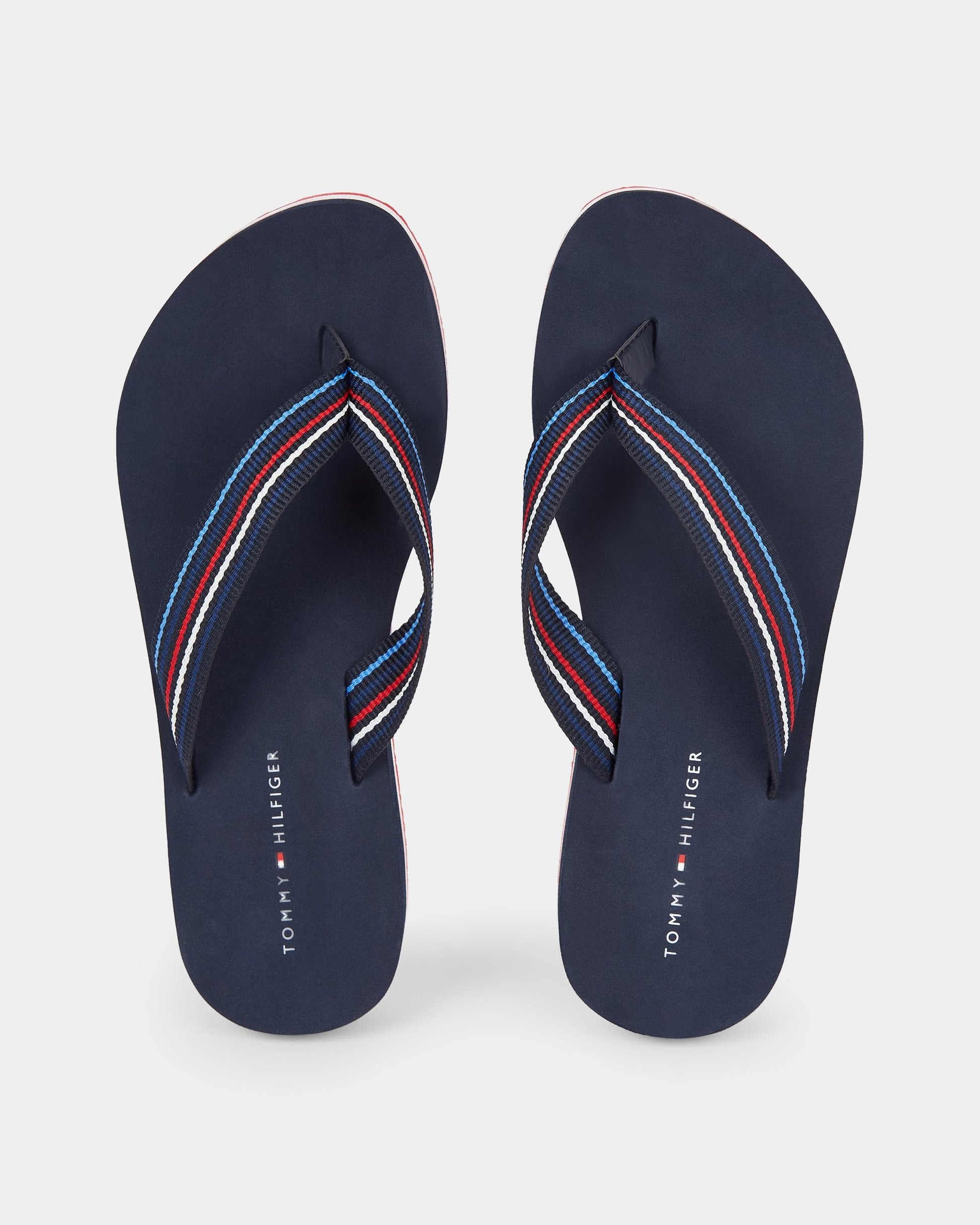 Tommy Hilfiger Wedge Stripes Womens Beach Sandals