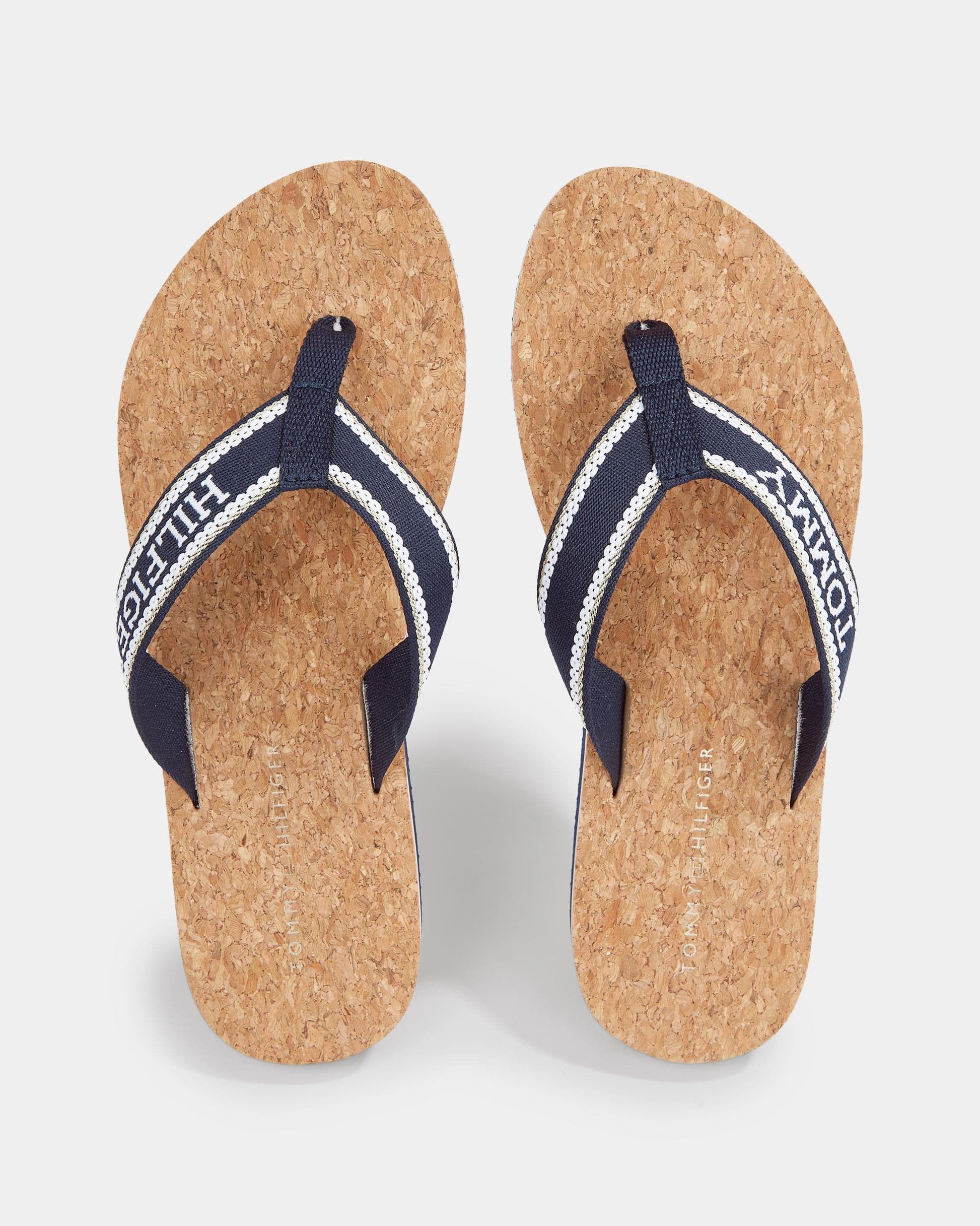 Tommy Hilfiger Cork Hilfiger Womens Beach Sandals