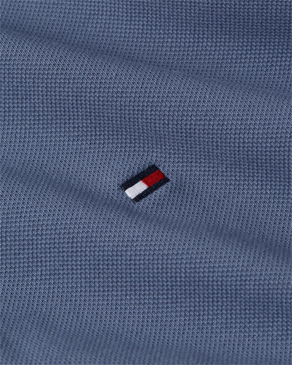 Tommy Hilfiger Core 1985 Slim Mens Polo Shirt - Faded Indigo