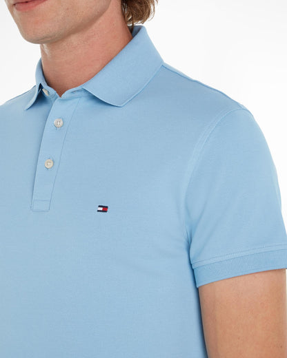 Tommy Hilfiger Core 1985 Slim Mens Polo Shirt - Sleepy Blue