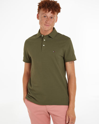Tommy Hilfiger Core 1985 Slim Mens Polo Shirt - Army Green