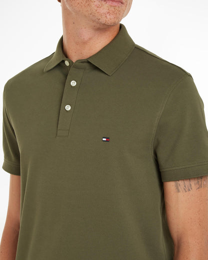 Tommy Hilfiger Core 1985 Slim Mens Polo Shirt - Army Green