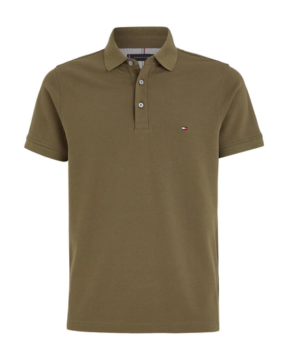 Tommy Hilfiger Core 1985 Slim Mens Polo Shirt - Army Green