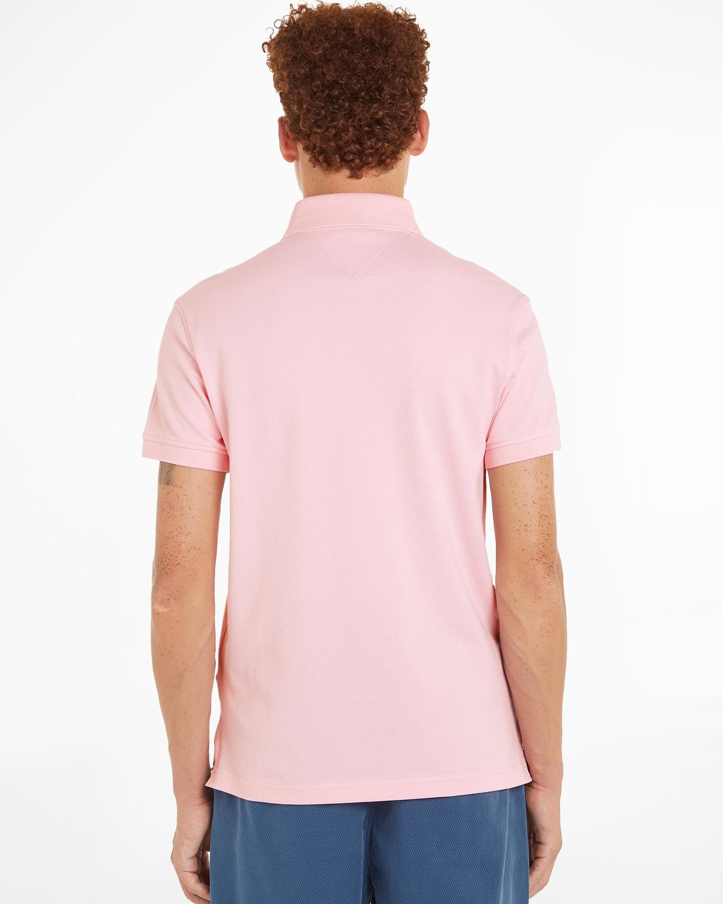 Tommy Hilfiger Core 1985 Slim Mens Polo Shirt - Romantic Pink