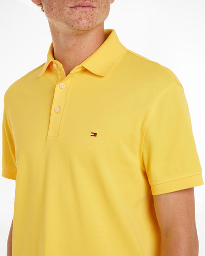 Tommy Hilfiger Core 1985 Slim Mens Polo Shirt - Eureka Yellow
