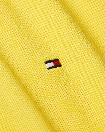 Tommy Hilfiger Core 1985 Slim Mens Polo Shirt - Eureka Yellow