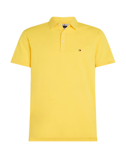Tommy Hilfiger Core 1985 Slim Mens Polo Shirt - Eureka Yellow