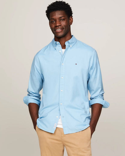 Tommy Hilfiger Flex Poplin Long Sleeve Mens Shirt