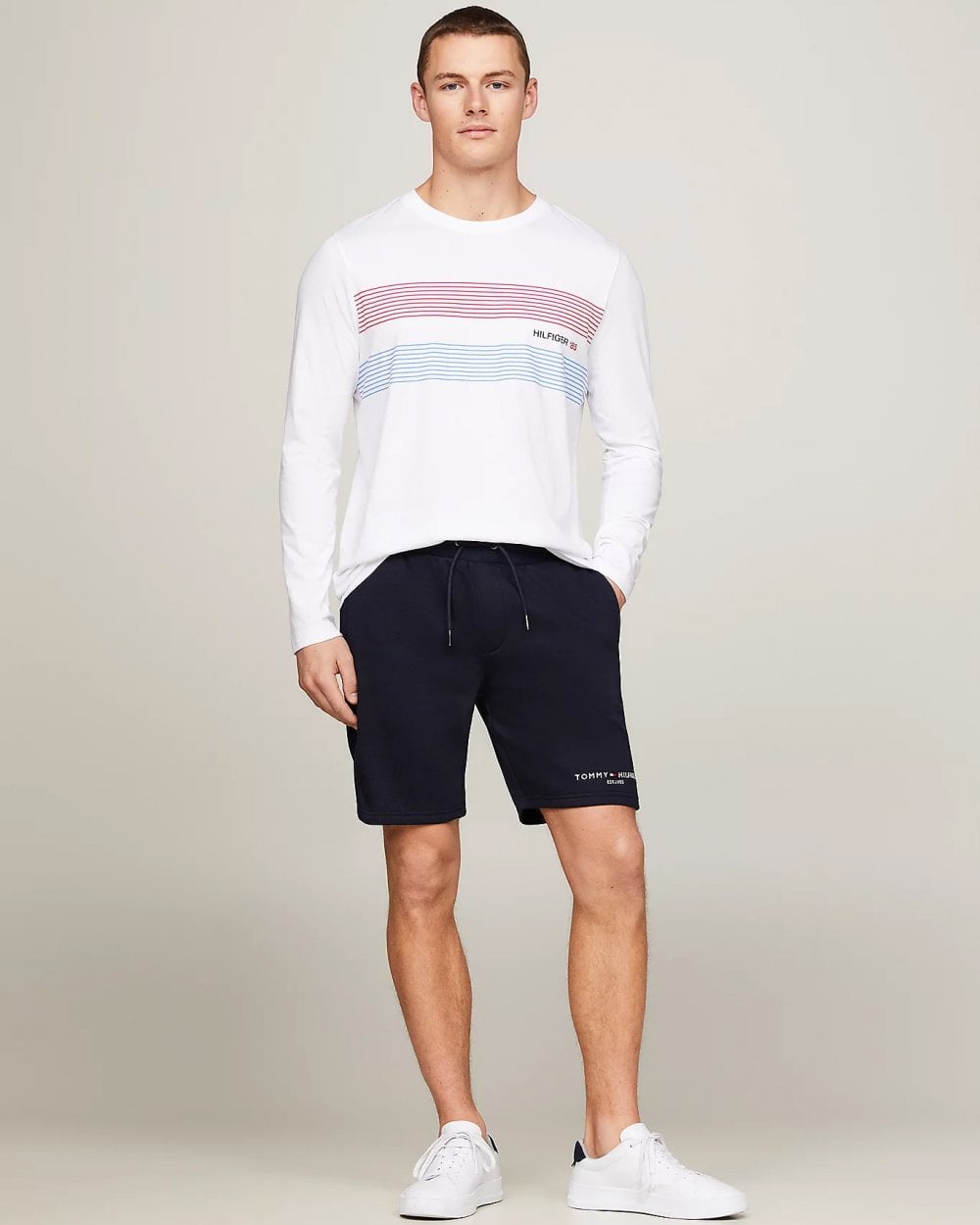 Tommy Hilfiger Small Tommy Logo Mens Sweat Shorts - Desert Sky