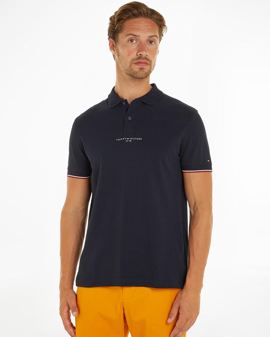 Tommy Hilfiger Tommy Hilfiger Tipped Tommy Logo Mens Polo