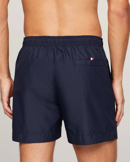 Tommy Hilfiger Medium Drawstring Mens Swim Shorts - Desert Sky