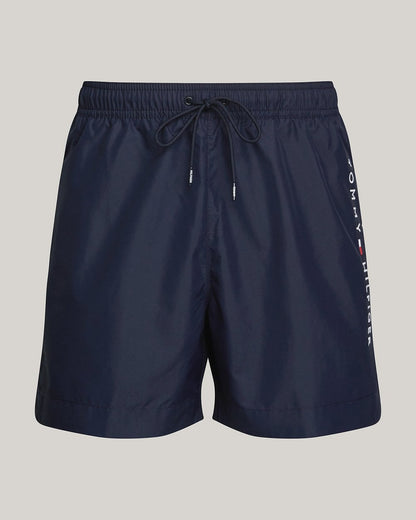 Tommy Hilfiger Medium Drawstring Mens Swim Shorts - Desert Sky