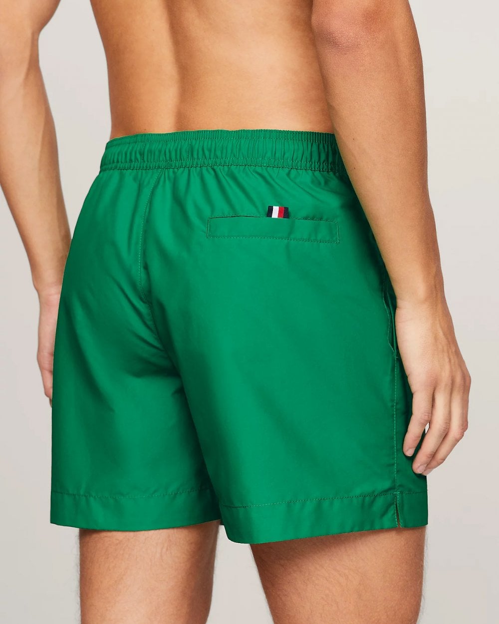 Tommy Hilfiger Medium Drawstring Mens Swim Shorts - Olympic Green
