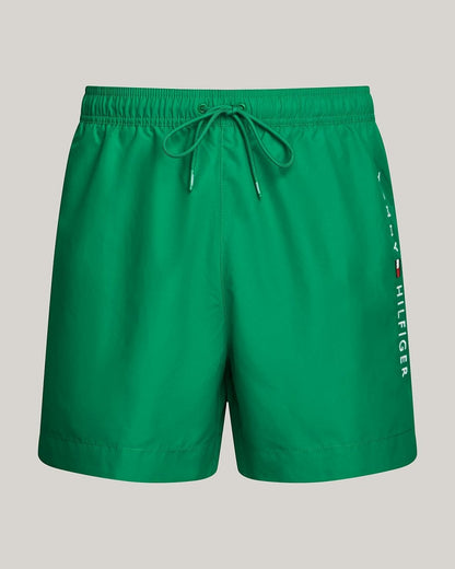 Tommy Hilfiger Medium Drawstring Mens Swim Shorts - Olympic Green
