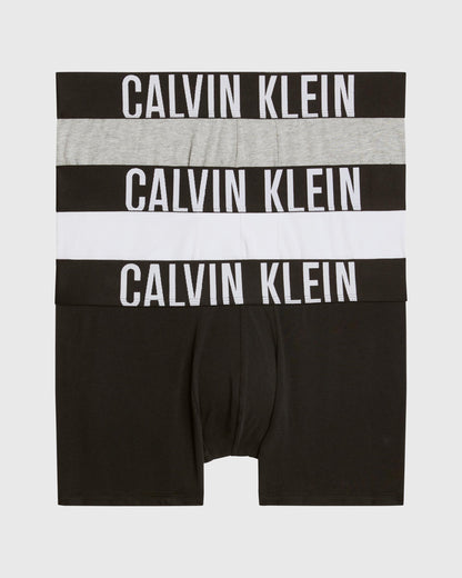 Calvin Klein Intense Power Mens Trunk 3 Pack - Black/Grey Heather/White