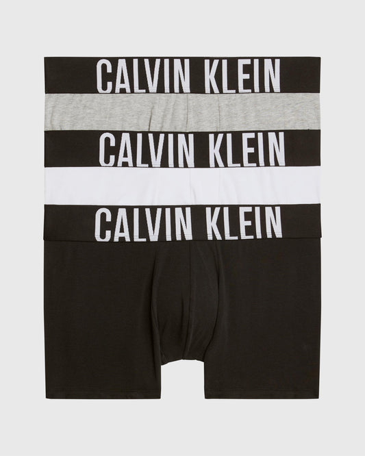 Calvin Klein Intense Power Mens Trunk 3 Pack - Black/Grey Heather/White