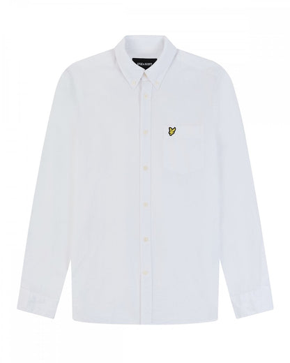 Lyle & Scott Cotton Linen Mens Button Down Shirt