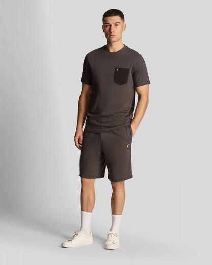 Lyle & Scott Sweat Mens Shorts ML414VOG - W635 Gunmetal