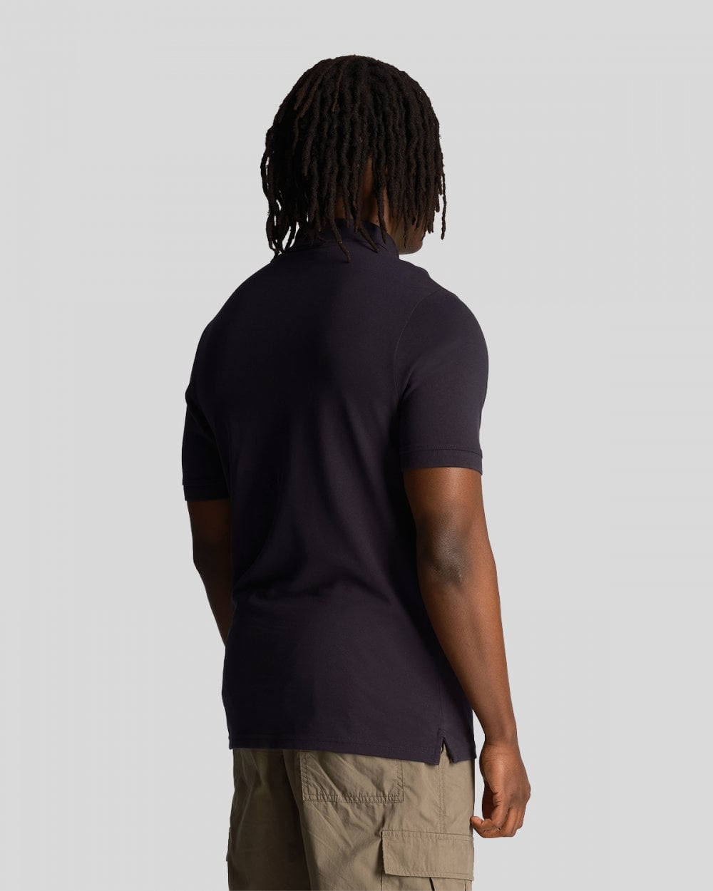 Lyle & Scott Embroidered Mens Polo Shirt - Z271 Dark Navy